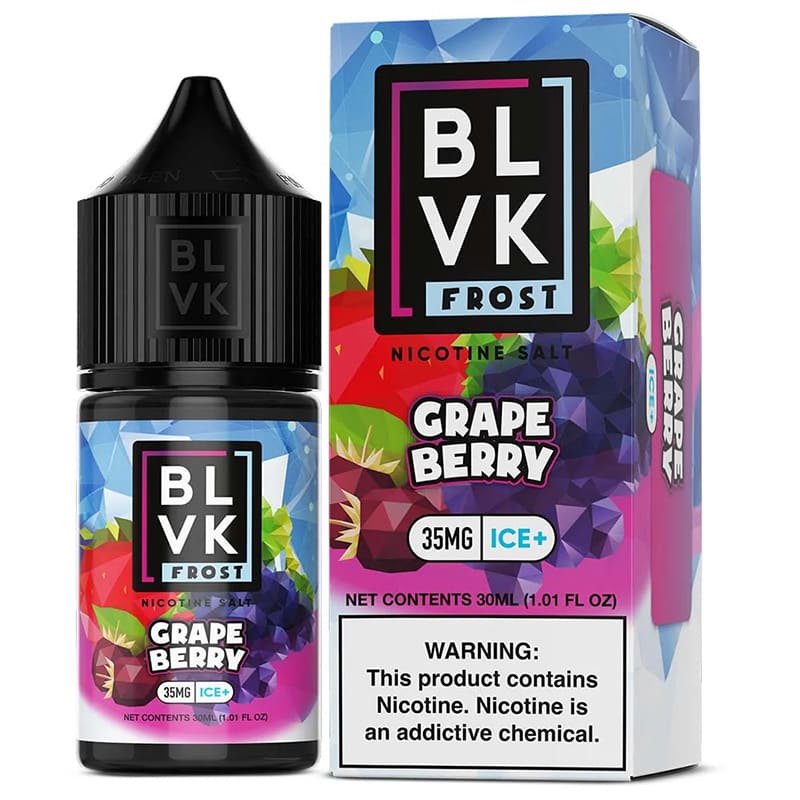 Grape Berry Ice - BLVK Frost Salts | 30ML Vape Juice | 35MG | Vape Paradise