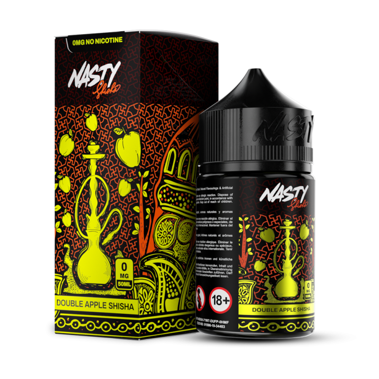 Double Apple - Nasty Shisha Juice | 60ML Vape Juice | 3MG | Vape Paradise