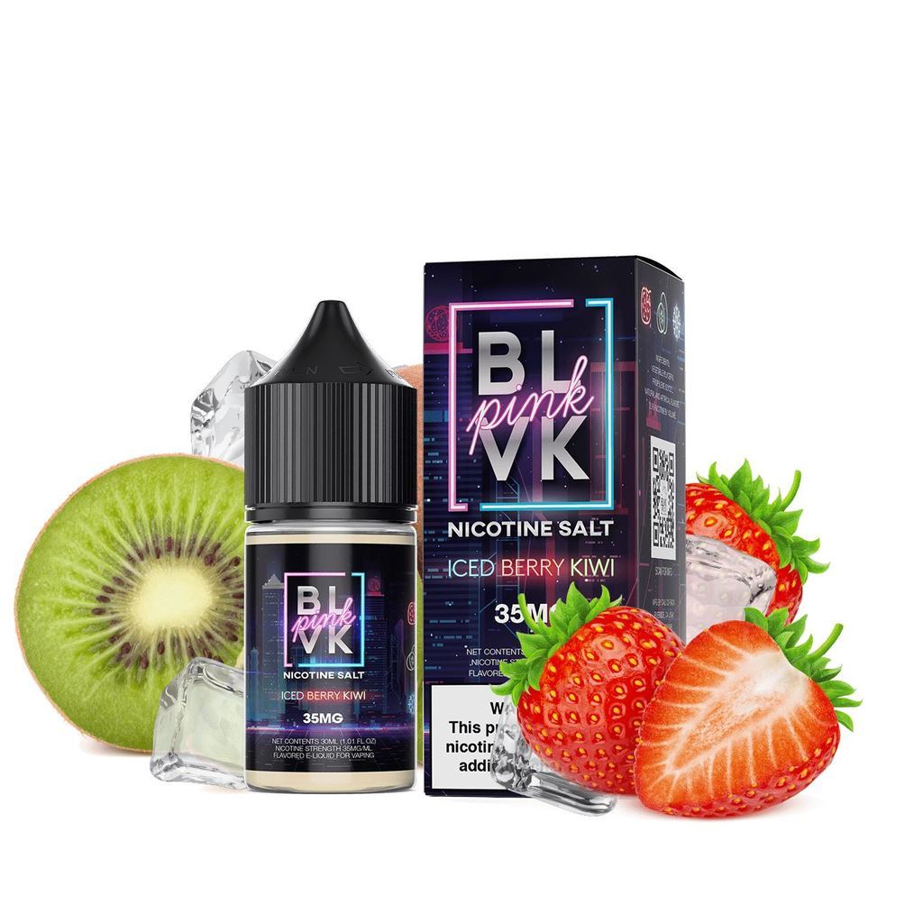 Iced Berry Kiwi - BLVK Pink Salt | 30ML Vape Juice | 35MG | Vape Paradise