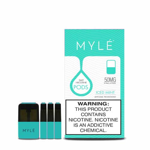 Iced Mint - MYLÉ Pods | 4 Pack | 2nd Generation Compatible | Vape Paradise