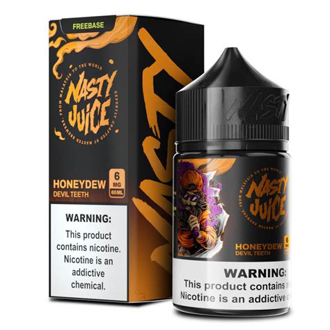 Devil Teeth - Nasty Juice | 60ML Vape Juice | 0MG, 3MG, 6MG | Vape Paradise