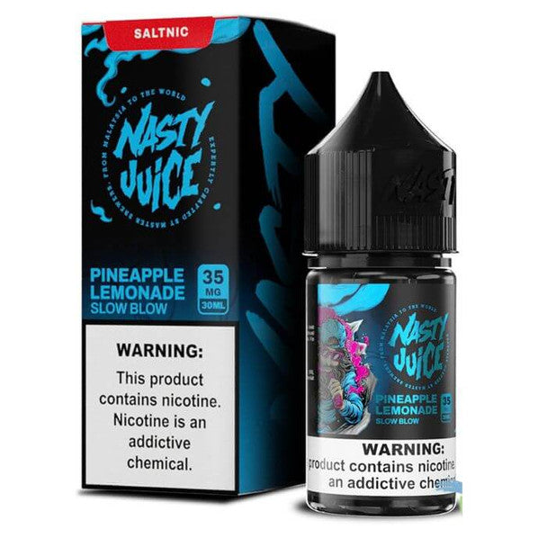 Pineapple Lemonade Slow Blow - Nasty Salt | 30ML Vape Juice | 35MG, 50MG | Vape Paradise