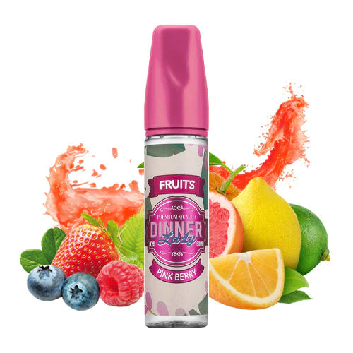 Pink Berry - Dinner Lady | 60ML Vape Juice | 3MG, 6MG | Vape Paradise
