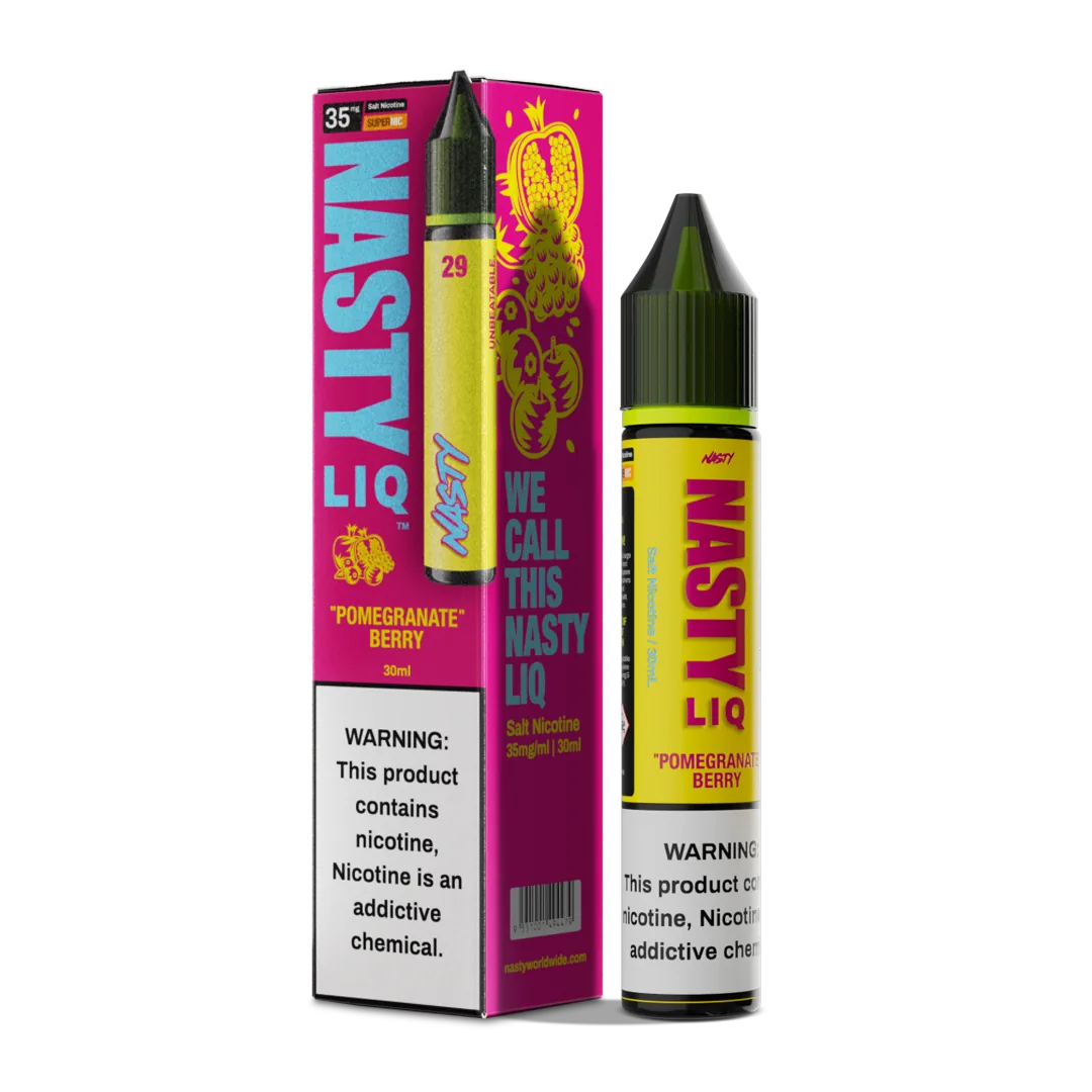 Pomegranate Berry - NASTY LIQ | 30ML Vape Juice | 35MG, 50MG | Vape Paradise