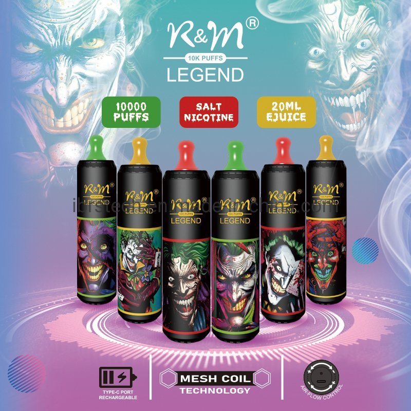 R&M Legend 10000 Puffs Rechargeable Disposable Vape India | Vape Paradise
