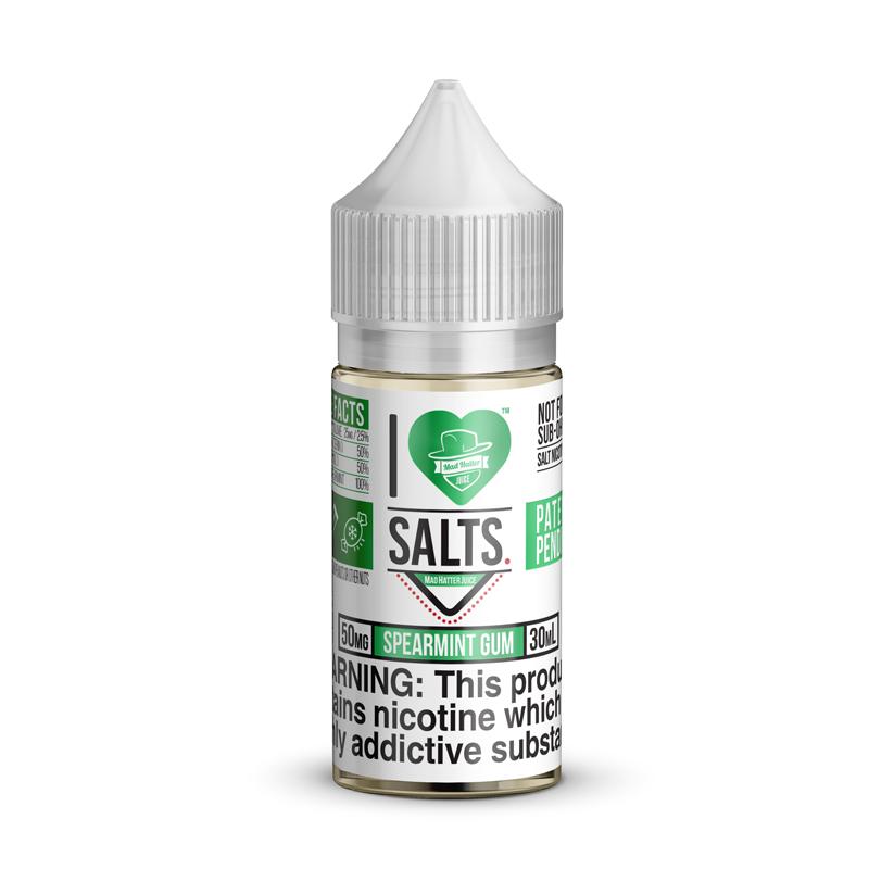 Mad Hatter | I Love Salts - Spearmint Gum | 30 Ml Vape Juice | 25MG