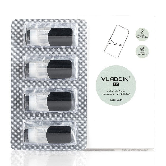 Vladdin RE Replacement Pods (4-PACK) | Vape Paradise