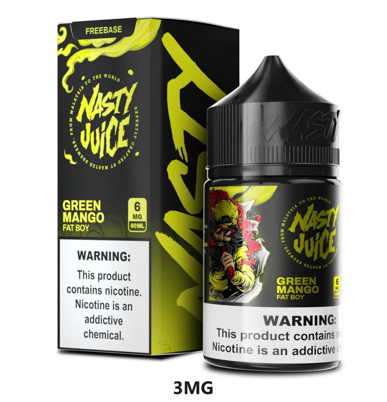 Green Mango - Nasty Juice Fat Boy | 60ML Vape Juice | 3MG | Vape Paradise