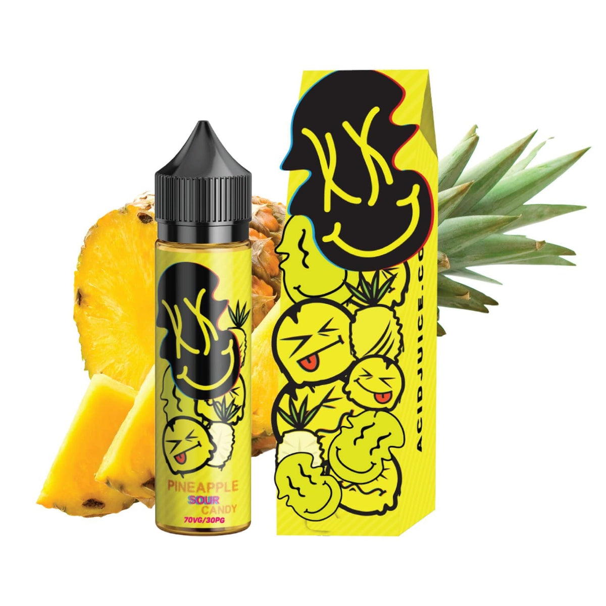 Pineapple Sour Candy - Acid Juice by Nasty Juice| 60ML Vape Juice | 0MG, 3MG, 6MG | Vape Paradise