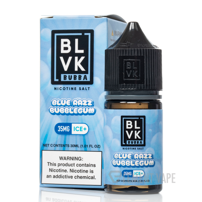 Blue Razz Bubblegum Ice - BLVK Bubba Salts | 30ML Vape Juice | 35MG | Vape Paradise