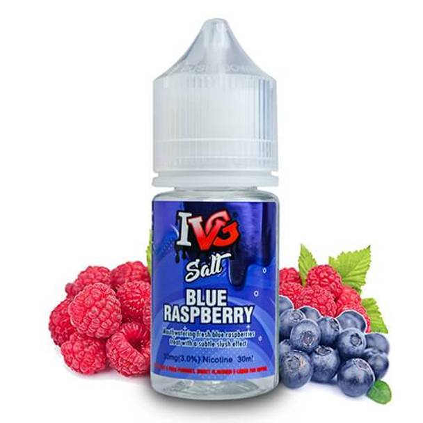 Blue Raspberry - IVG Salt | 30ML Vape Liquid | 50MG