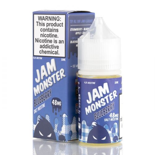 Blueberry - Jam Monster Salts | 30ml Vape Juice | 50MG
