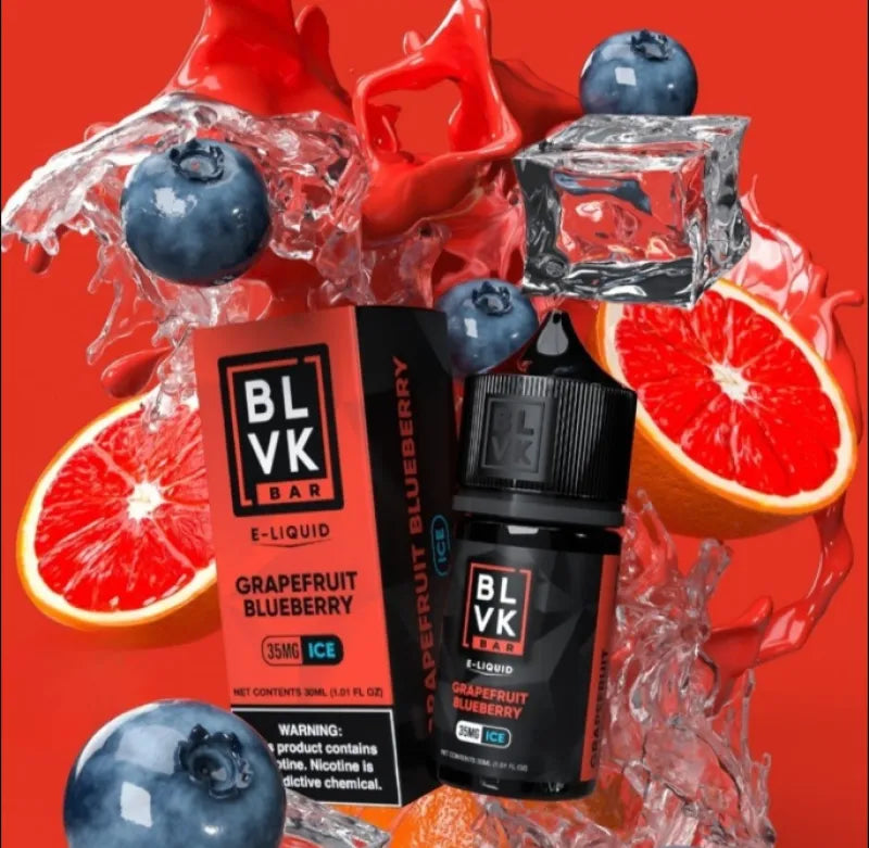 Grapefruit Blueberry Ice - BLVK Bar Salt | 30ml Vape Juice | 35MG 50MG | Vape Paradise