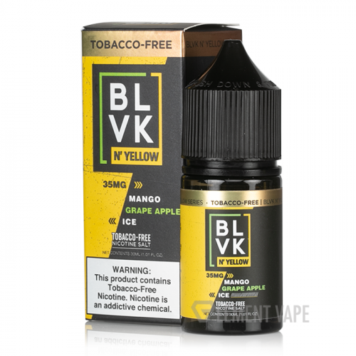 Mango Grape Apple Ice - BLVK N' Yellow Salts | 30ML Vape Juice | 50MG | Vape Paradise