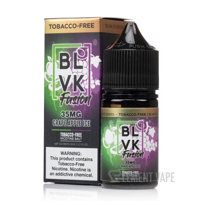 Grape Apple Ice - BLVK Fusion Salts | 30ML Vape Juice | 35MG | Vape Paradise