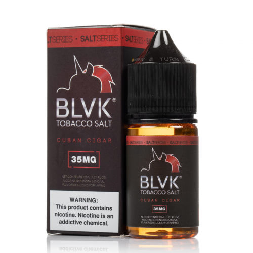 Cuban Cigar - BLVK Salt | 30ML Vape Juice | 50MG | Vape Paradise