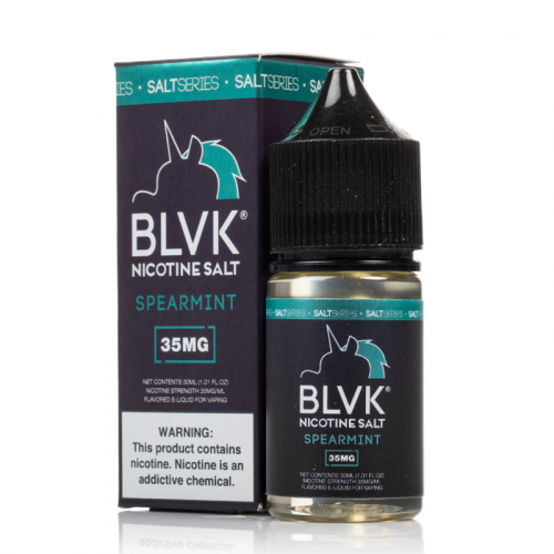 Spearmint - BLVK salt | 30ML Vape Juice | 50MG | Vape Paradise