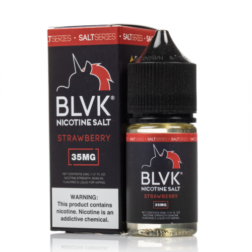 Strawberry - BLVK Salt | 30ML Vape Juice | 50MG | Vape Paradise