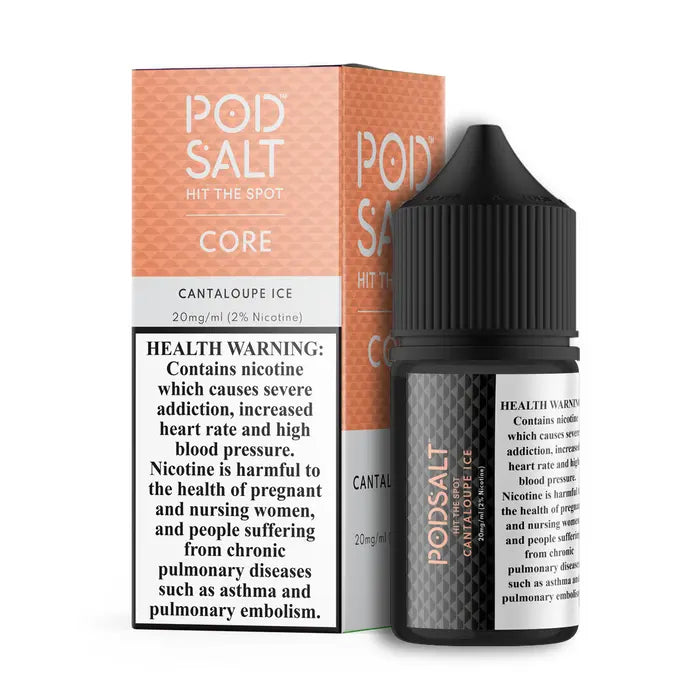 Cantaloupe Ice - Pod Salt Core | 30ML Vape Juice | 20MG | Vape Paradise