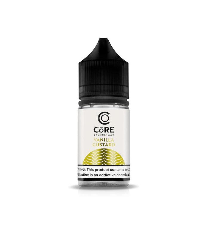 Vanilla Custard - Core Salt by Dinner Lady | 30ML Vape Juice | 20MG, 30MG, 50MG | Vape Paradise