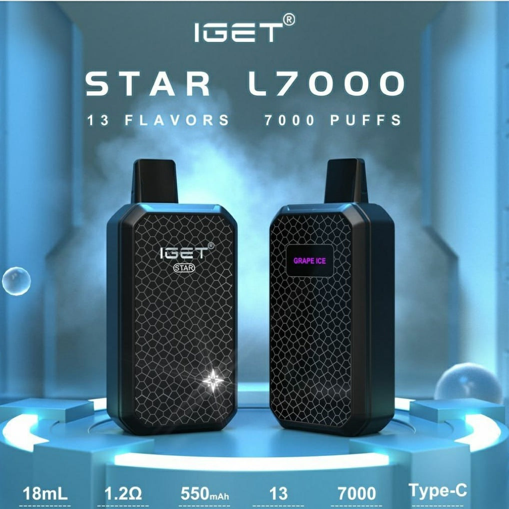 IGET STAR L7000 Disposable Vape India | 7000 Puffs | Vape Paradise