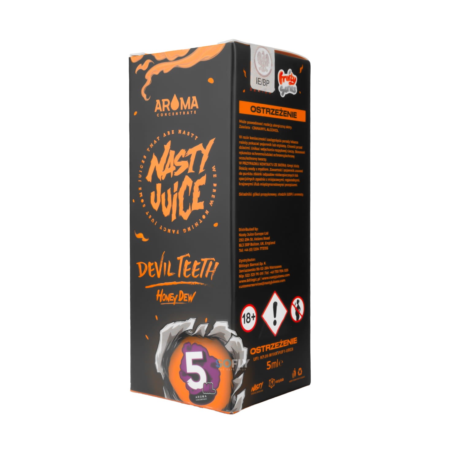 Devil Teeth - Nasty Salt | 30Ml Vape Juice | 35MG, 50MG | Vape Paradise