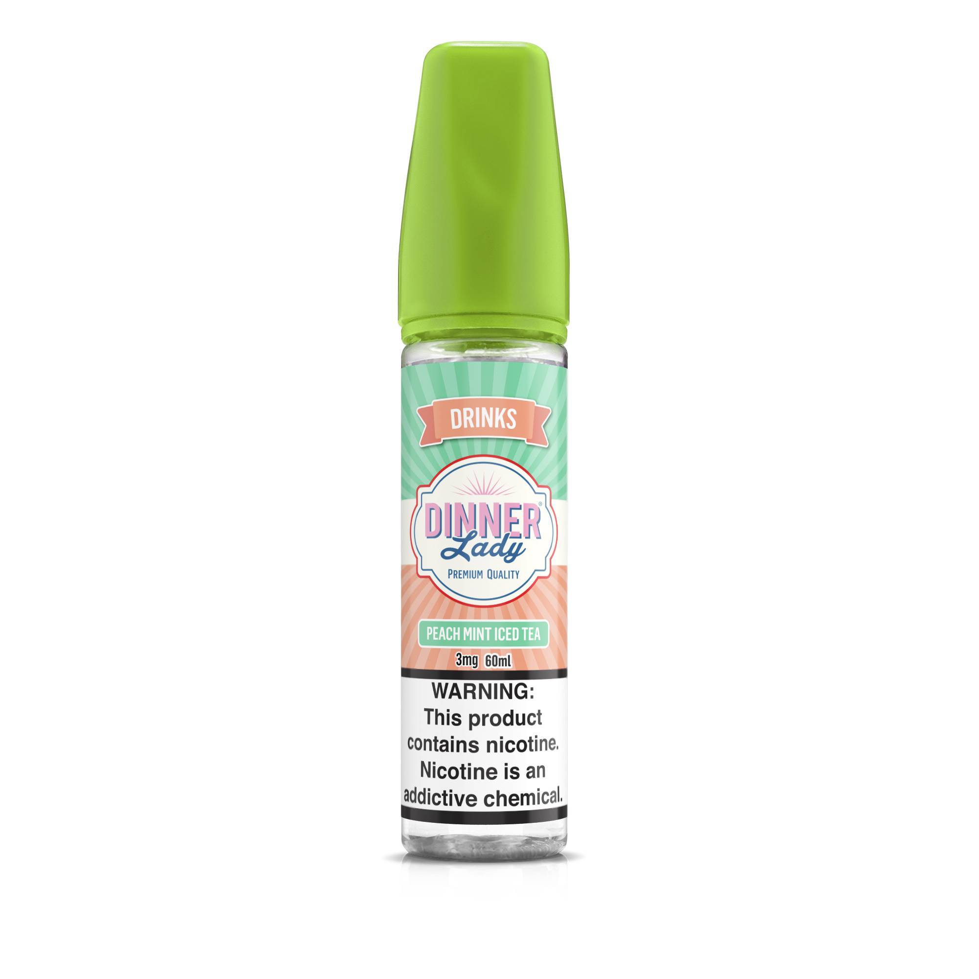 Peach Mint Iced Tea - Dinner Lady | 60ML Vape Juice | 3MG, 6MG | Vape Paradise
