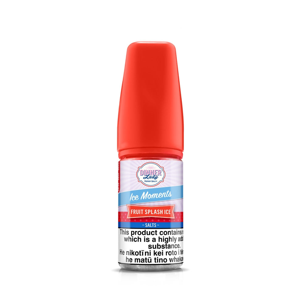 Fruit Splash - Dinner Lady Salts Ice Moments | 30ML Vape Juice | 30MG, 50MG | Vape Paradise
