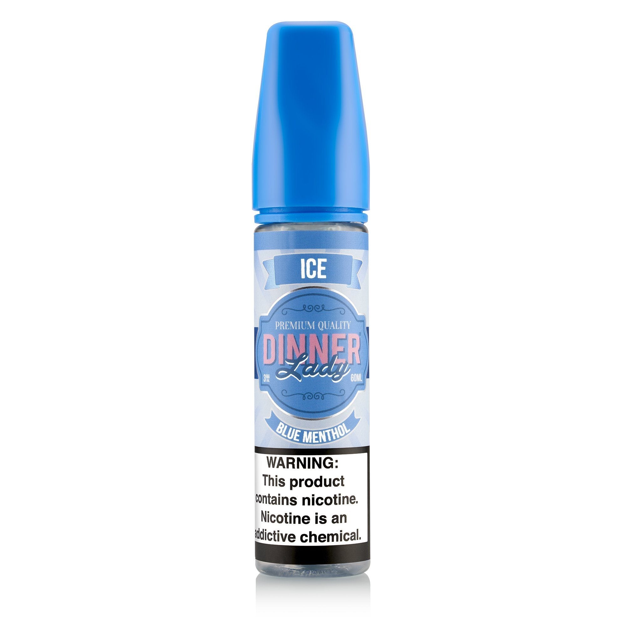 Blue Menthol - Dinner Lady | 60ML Vape Juice | 3MG, 6MG | Vape Paradise