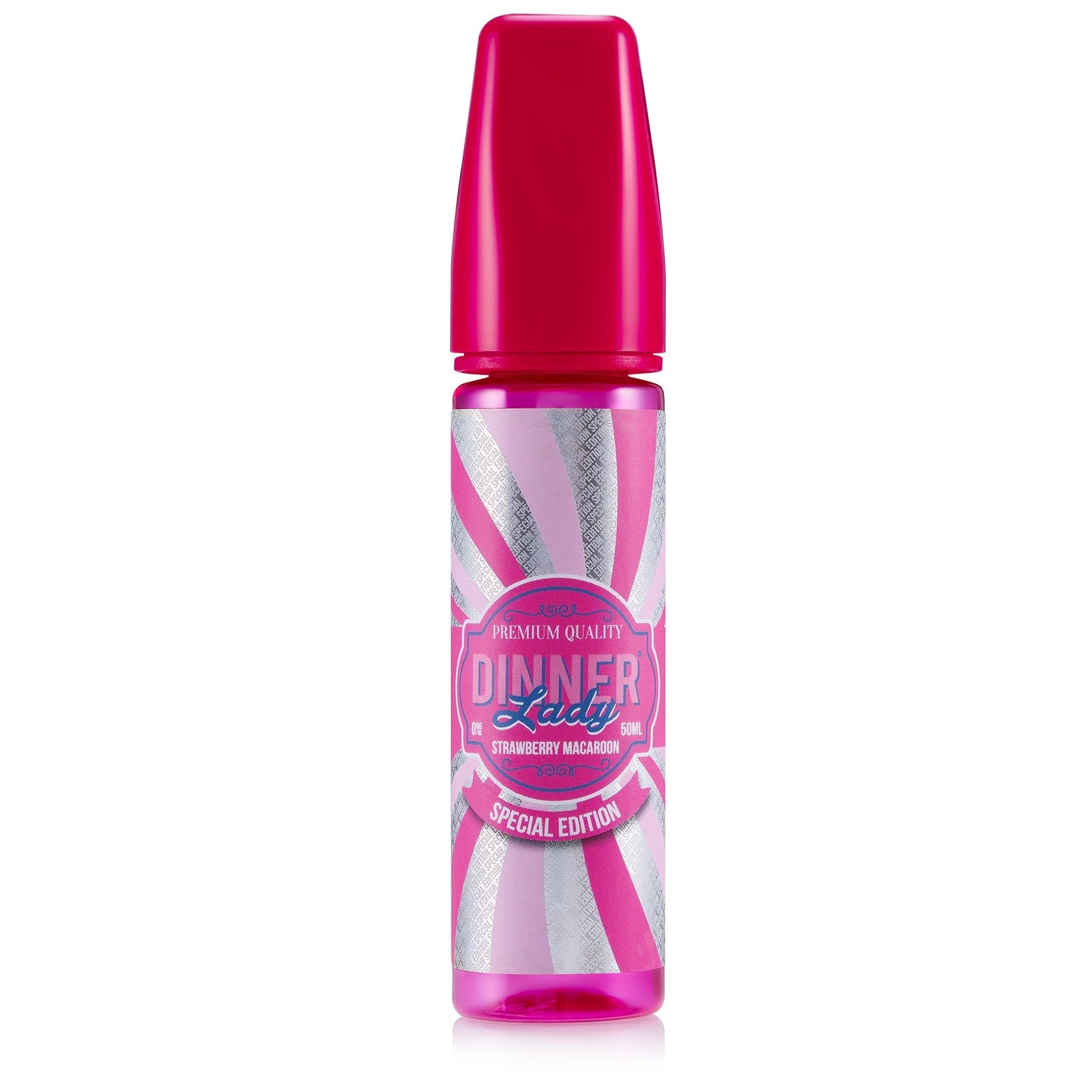 Strawberry Macaroon - Dinner Lady | 60ML Vape Juice | 3MG, 6MG | Vape Paradise