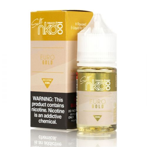 Euro Gold - Naked 100 Salt | 30Ml Vape Juice | 35MG, 50MG | Vape Paradise