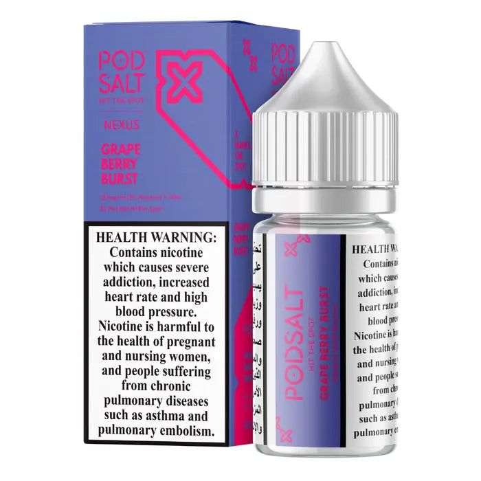 Grape Berry Burst - Pod Salt Nexus | 30ML Vape Juice | 20MG, 50MG | Vape Paradise