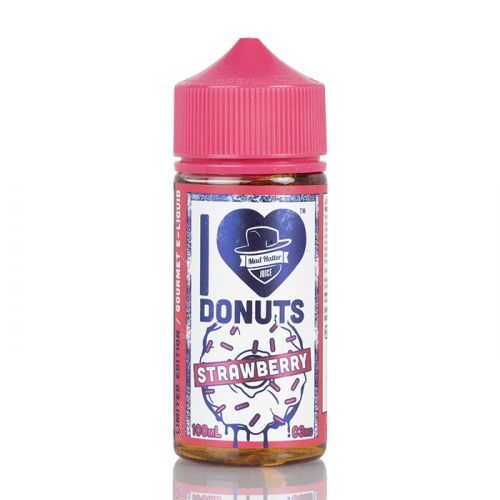 Strawberry - I Love Donuts | 100ML Vape Juice | 3MG