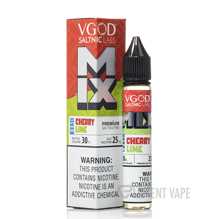 Mix Iced Cherry Lime - VGod SaltNic | 30ML Vape Juice | 25MG, 50MG | Vape Paradise