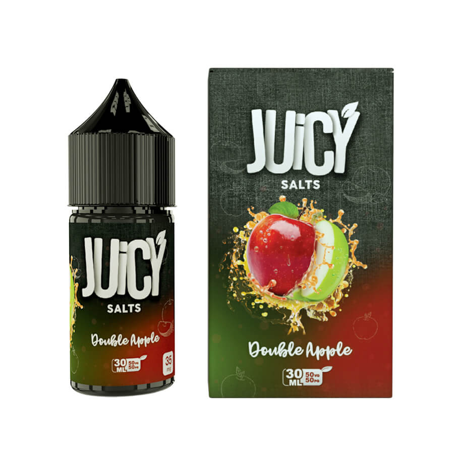 Double Apple - Juicy Salts | 30ML Vape Juice | 35MG, 50MG | Vape Paradise
