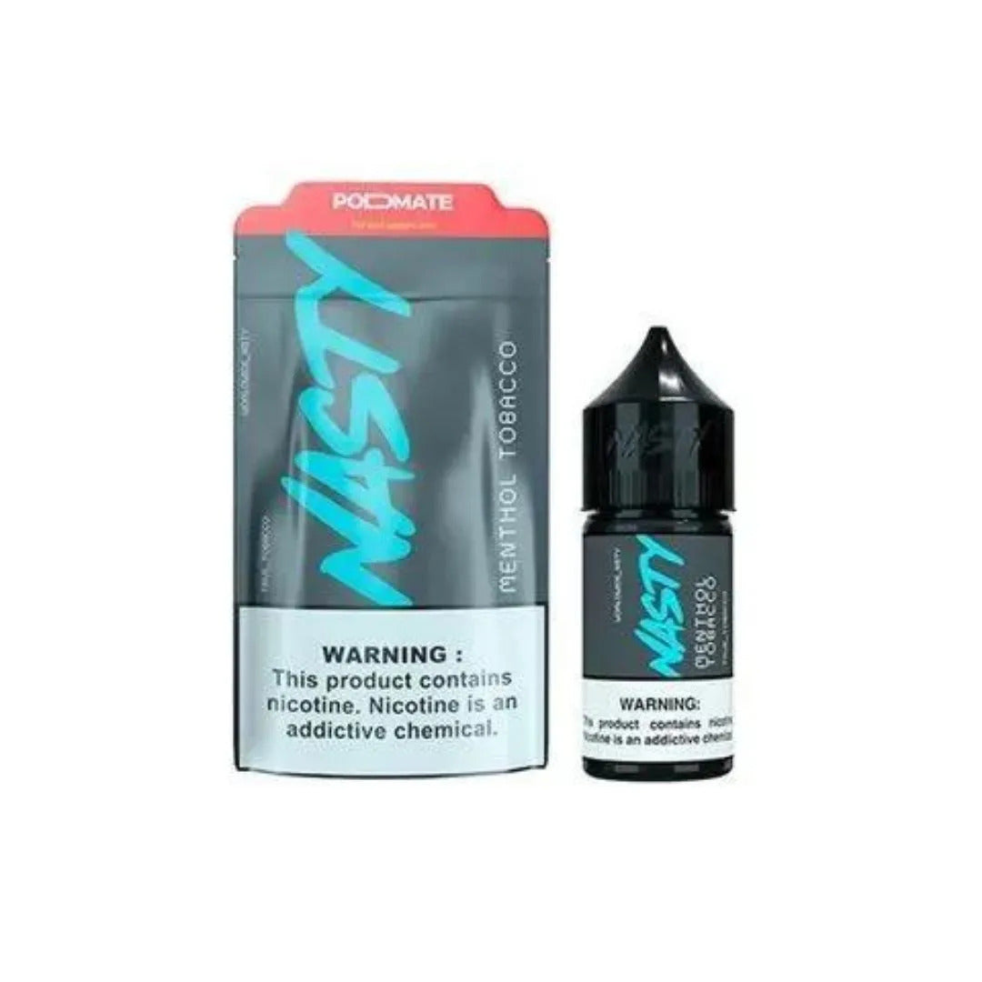 Menthol Tobacco - Nasty Podmate Salt | 30ML Vape Juice | 35MG, 50MG | Vape Paradise