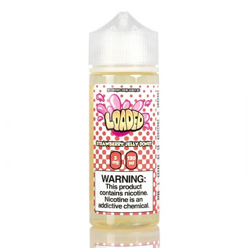 Strawberry Jelly Donut by Loaded | 120ML Vape Juice | 0MG | Vape Paradise