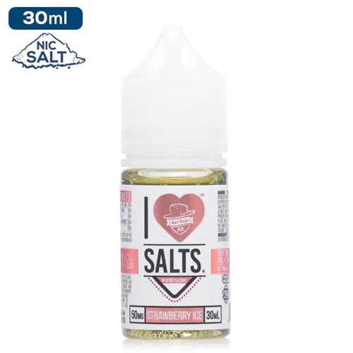 Strawberry Ice - I Love Salts | 30ML Vape Juice | 25MG,50MG | Vape Paradise