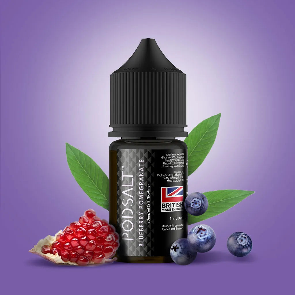 Blueberry Pomegranate - Pod Salt Core | 30ML Vape Juice | 20MG, 25MG, 50MG | Vape Paradise