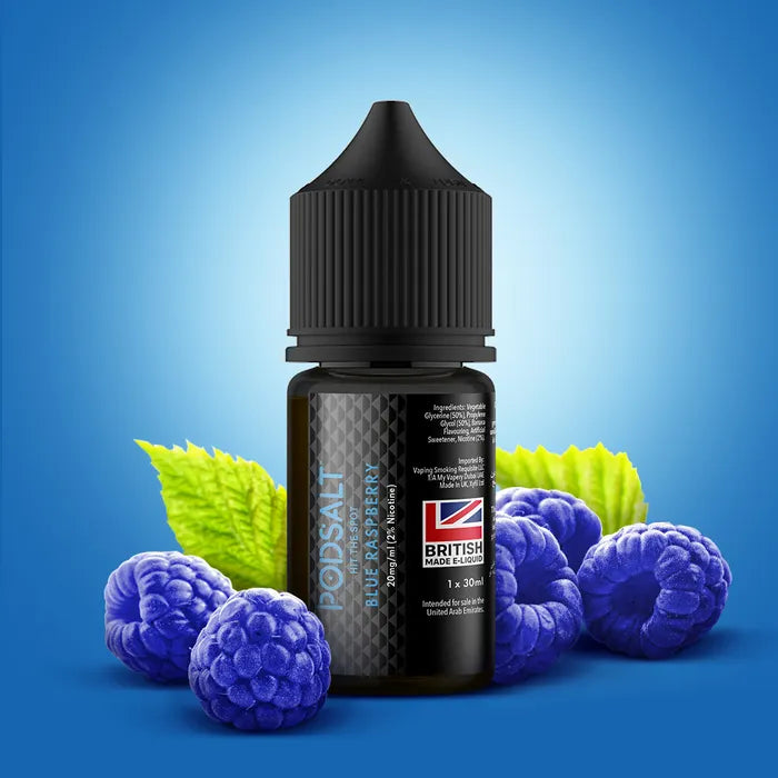 Blue Raspberry - Pod Salt Core | 30ML Vape Juice | 25MG, 50MG | Vape Paradise