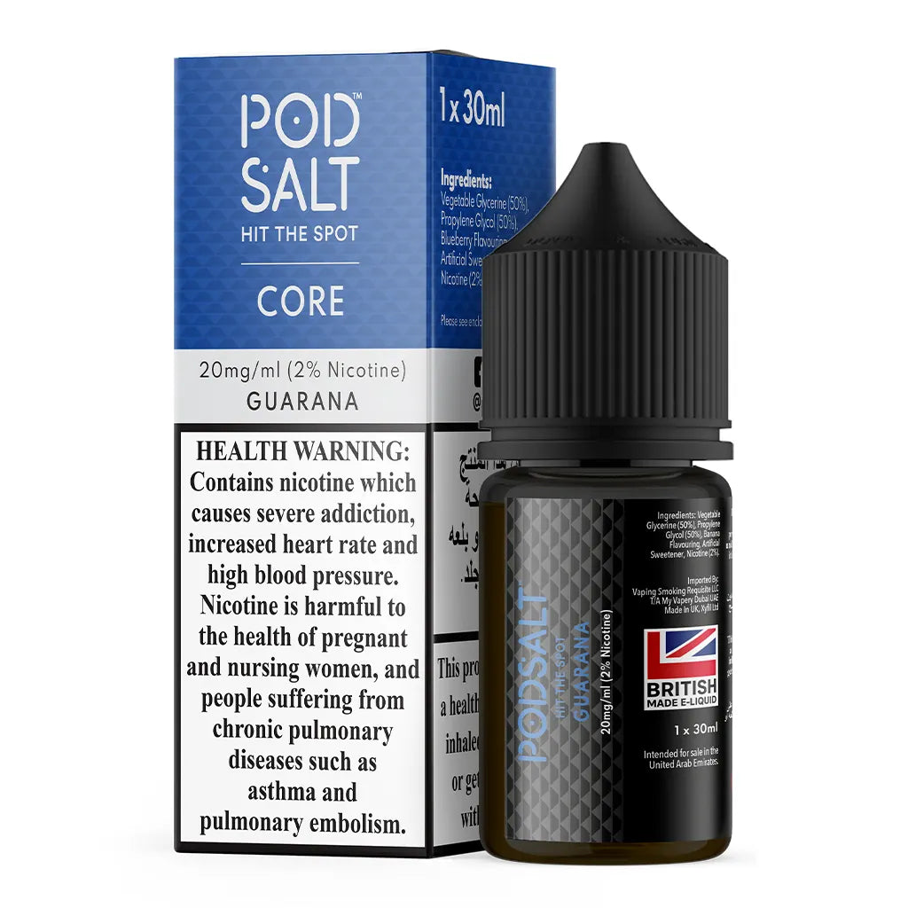 Guarana - Pod Salt Core | 30ML Vape Juice | 20MG | Vape Paradise