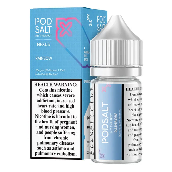 Rainbow - Pod Salt Nexus | 30ML Vape Juice | 20MG, 25MG, 50MG | Vape Paradise