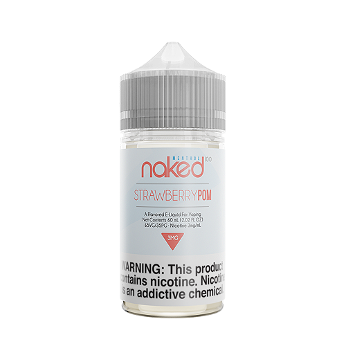 Strawberry Pom - Naked 100 Menthol | 60Ml Vape Juice | 3MG, 6MG, 12MG | Vape Paradise